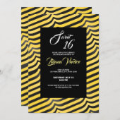 Jazzige Niedliche Blüte Einladung (Vorne/Hinten)