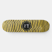 Jazzige Niedliche Blüte Skateboard (Horizontal)