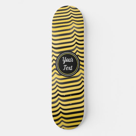 Jazzige Niedliche Blüte Skateboard (Vorderseite)