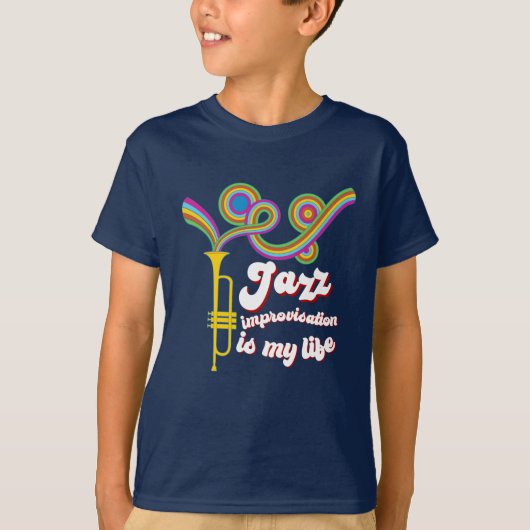 Jazzimprovisierung T-Shirt (Vorderseite)