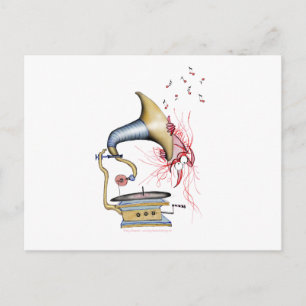 Jazzkatzenmusik, tony fernandes postkarte