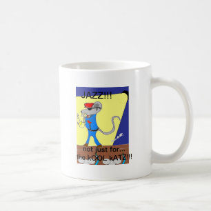 Jazzliebhaberentwürfe Kaffeetasse