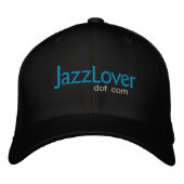 JazzLover Hat Wool Blend Bestickte Kappe (Vorderseite)