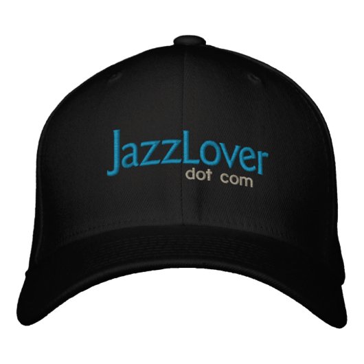 JazzLover Hat Wool Blend Bestickte Kappe (Vorderseite)
