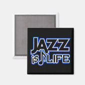 Jazzmagnet Magnet (Vorderseite/Rückseite)