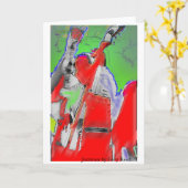 Jazzman Karte (Gelbe Blume)