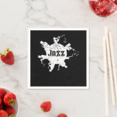 Jazzmusik-Jazz-Band-Liebhaber von Geschenken Serviette (Beispiel)