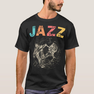 Jazzmusik Saxophonkonzert Trompete Klavier Orchest T-Shirt