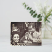 Jazzmusiker des alten französischen Viertels Postkarte (Stehend Vorderseite)