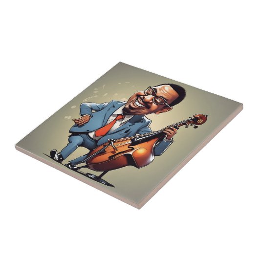 Jazzmusiker Fliese (Seite)