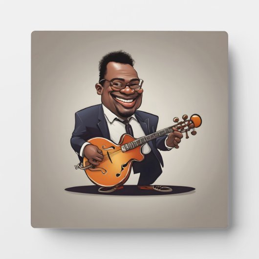 Jazzmusiker Fotoplatte (Vorderseite)