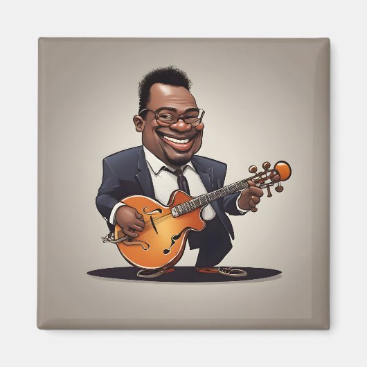 Jazzmusiker Magnet (Vorne)