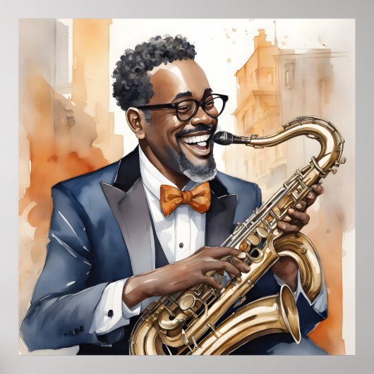 Jazzmusiker Poster (Vorne)