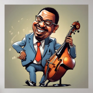 Jazzmusiker Poster