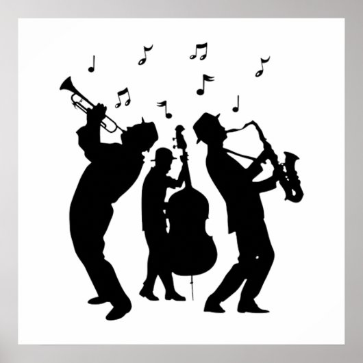 Jazzmusiker Poster (Vorne)