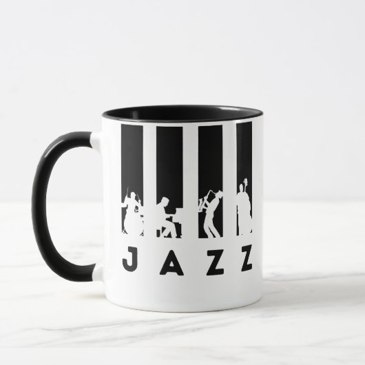 Jazzmusikinstrumente Tasse (Links)