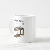 Jazzorgel Custom Tasse Organist Musikergeschenk (Vorderseite Links)