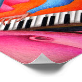 Jazzpianist. Poster (Ecke)