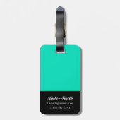 Jazzplayer 2012 gepäckanhänger (Rückseite vertikal)