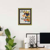 Jazzposter 40 x 50 cm poster (Heimbüro)