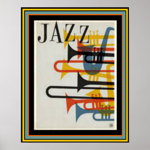 Jazzposter 40 x 50 cm poster