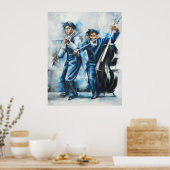 Jazzposter Poster (Küche)