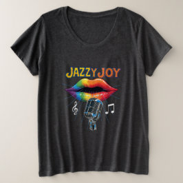 Jazzsänger Große Größe T-Shirt