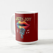 Jazzsänger Kaffeetasse (Vorderseite Links)