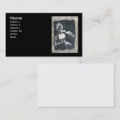 Jazzsänger Visitenkarte (Vorne/Hinten)