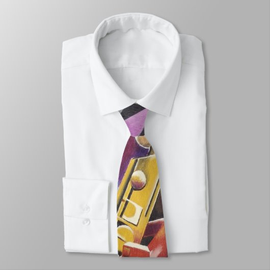 Jazzsax-Musiker-Krawatte Krawatte (Gebunden)