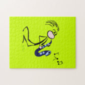 Jazzsaxophonisten Puzzle (Horizontal)