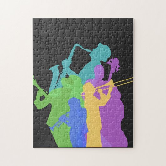 Jazzspieler Puzzle (Vertikal)