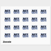 Jazzsticker Runder Aufkleber (Blatt)