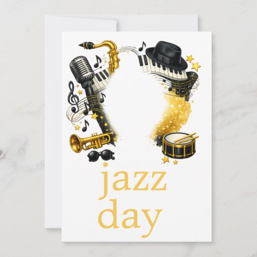 Jazztag einladung (Vorderseite)