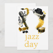Jazztag einladung (Vorne/Hinten)