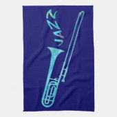 JazzTrombone Küchentuch (Vertikal)