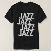 Jazztypografie T-Shirt (Design vorne)