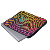 Jazzy Abstract Art Colorful Artsy Laptop Cover (Vorne Knopf)