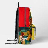 Jazzy Artwork Design Backpack V2 Bedruckter Rucksack (Links)