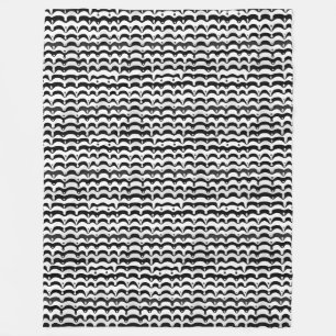 Jazzy Black & White Melting Zebra Streifen Fleecedecke