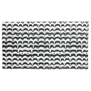 Jazzy Black & White Melting Zebra Streifen Kissenbezug