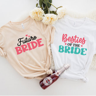 JAZZY Brautparty T-Shirt, Bestien der Braut T-Shirt