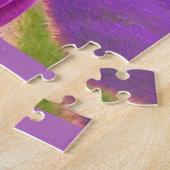 Jazzy cat - - Lavendelfeld Puzzle (Seite)