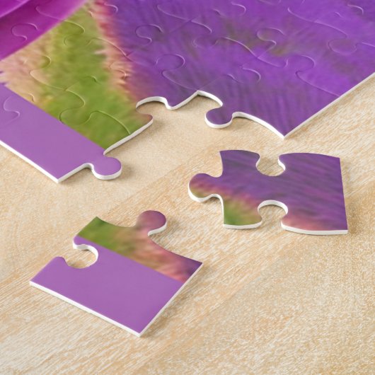 Jazzy cat - - Lavendelfeld Puzzle (Seite)