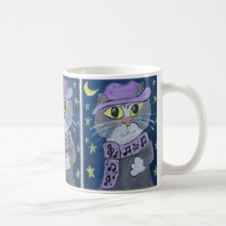 Jazzy Cat Painting Kaffeetasse