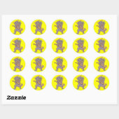 Jazzy Cat Sticker (Blatt)