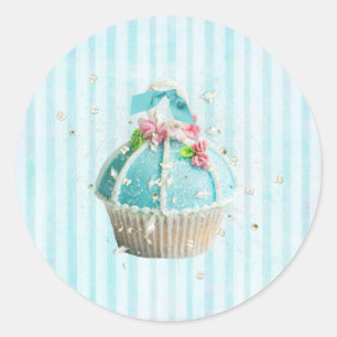 Jazzy Cupcake Aufkleber