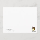 Jazzy Da Cat Postcard Postkarte (Rückseite)