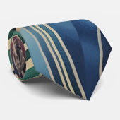 Jazzy Geometric Elegant Classic Boho Geometrie Krawatte (Gerollt)