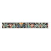 Jazzy Geometric Elegant Classic Boho Geometrie Ripsband (Vorderseite)
